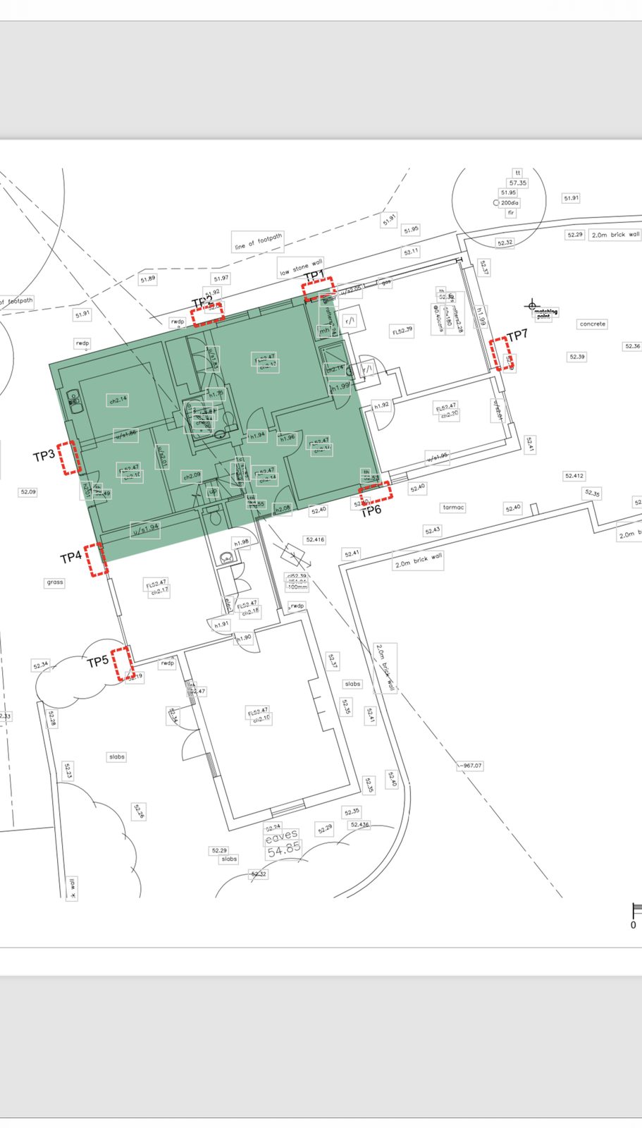 Analytical site plan