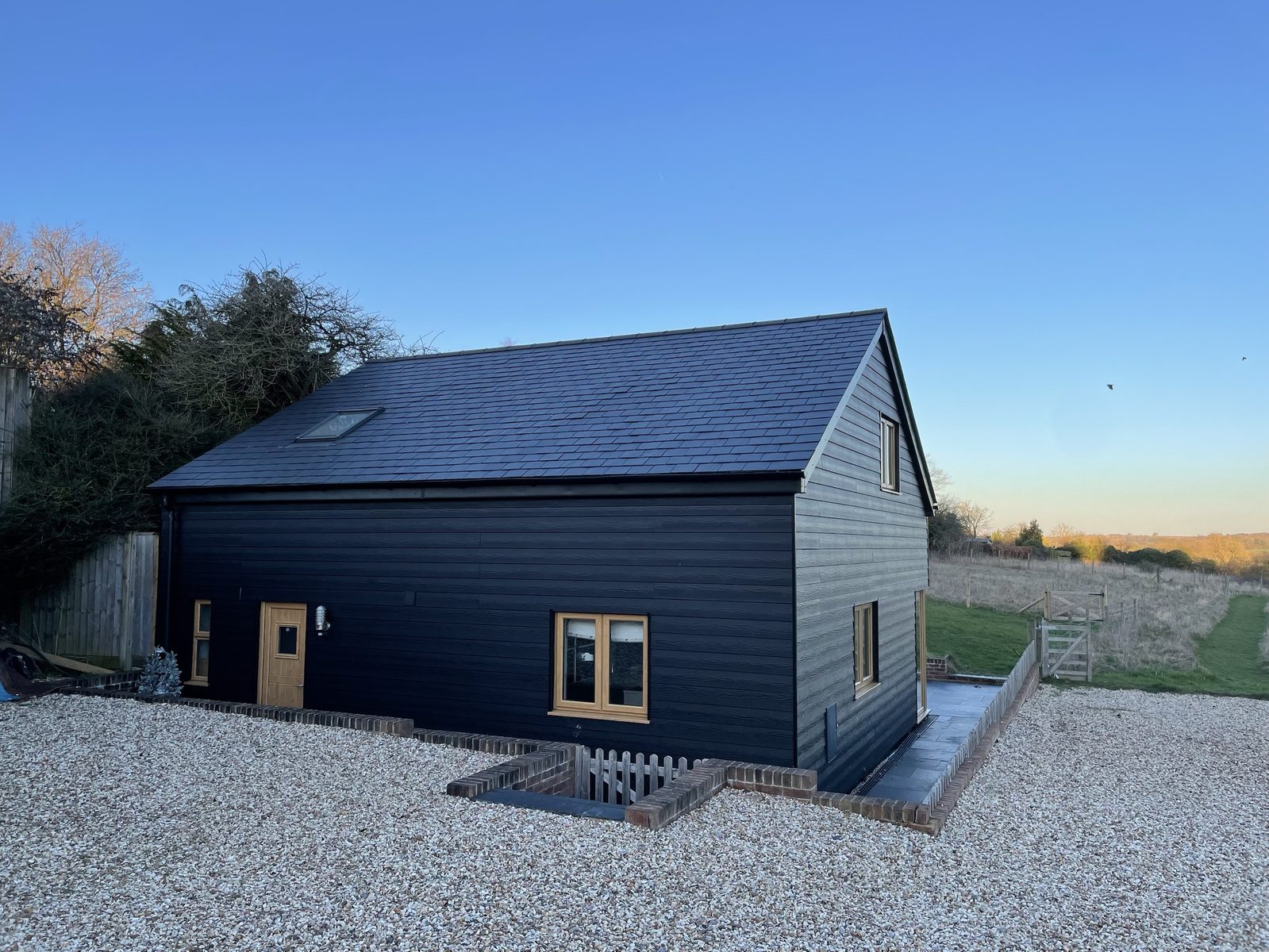 The completed black clad conversion