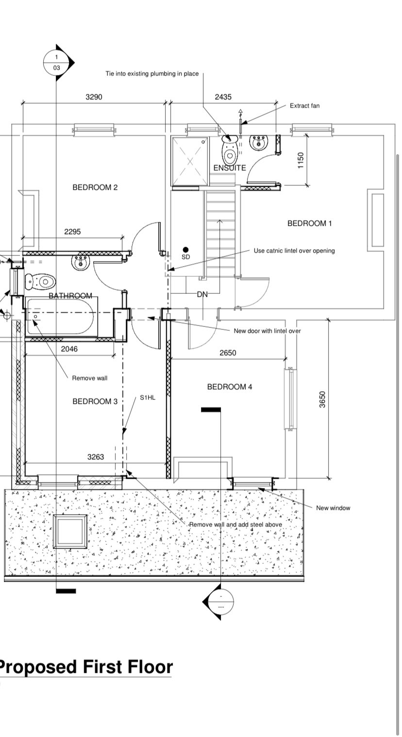 Proposed first floor